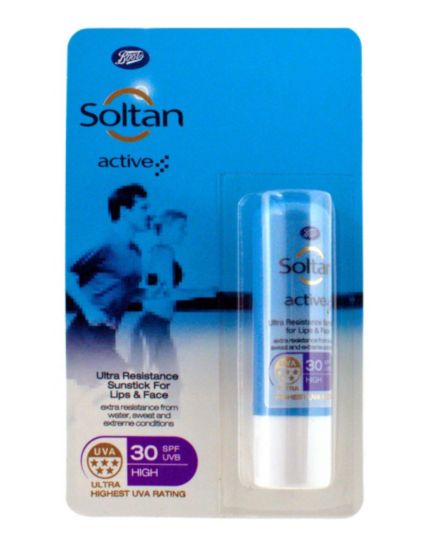 soltan active spf lip balm